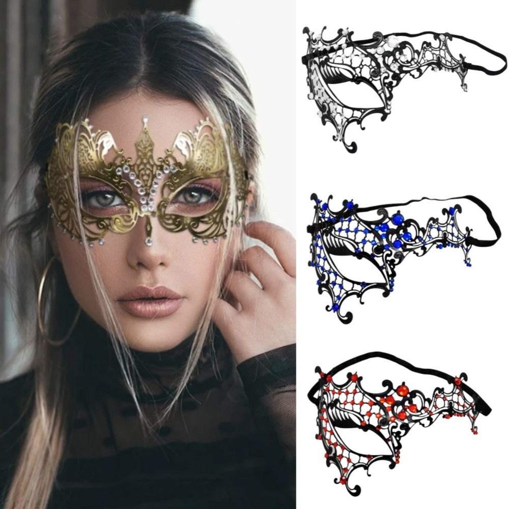 Mask Lanyard Adjustable - Venedik Cadılar Bayramı Yarım Yüz Maskesi