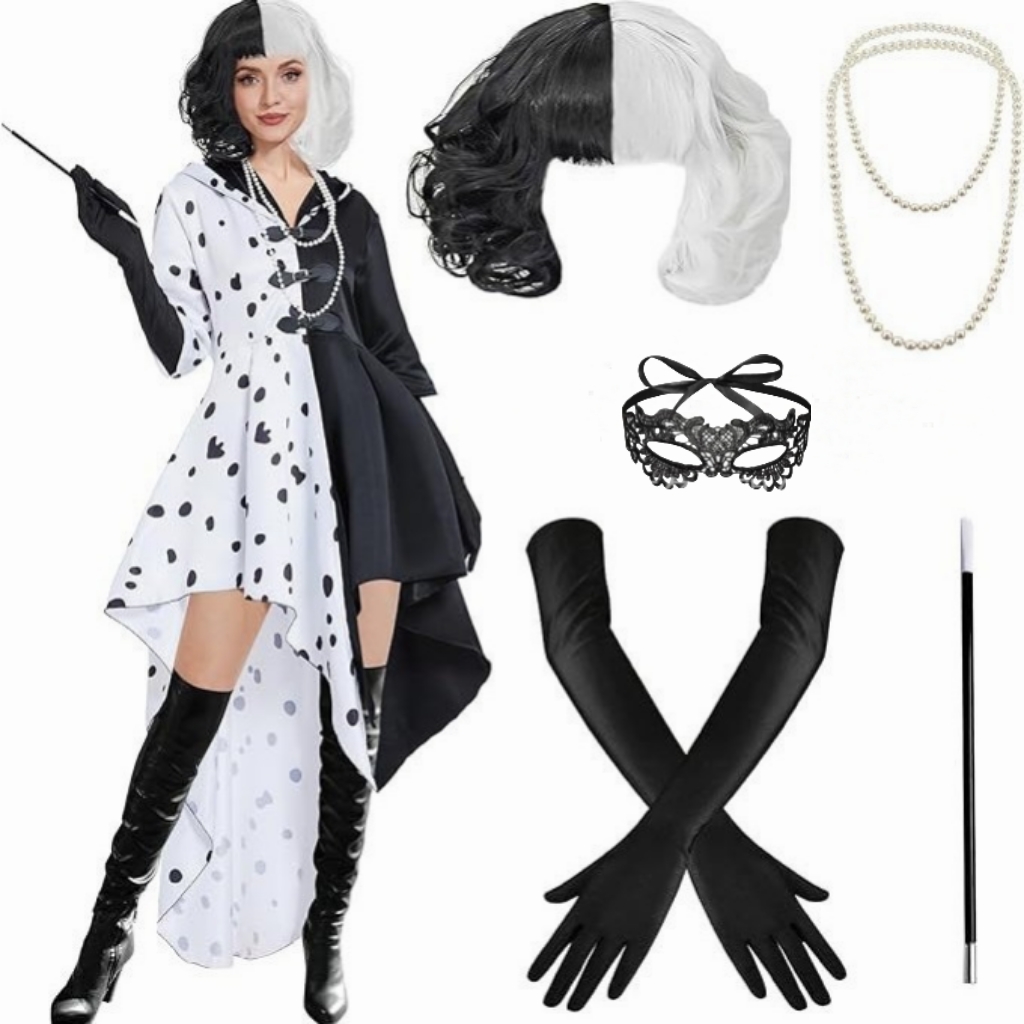 Kadınlara Özel Cruella Cosplay - Black Face Mask Pack incelemesi ve fiyatı