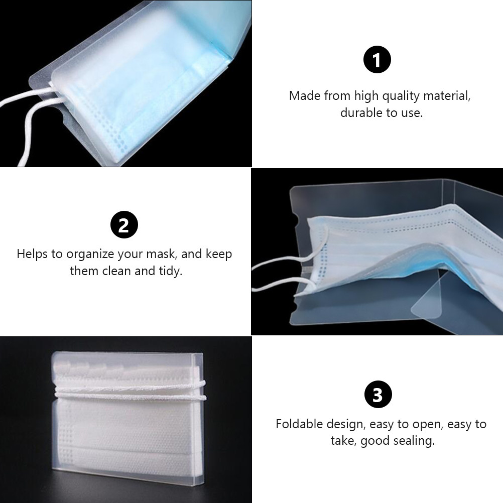 4 Adet Çevre Dostu PP Malzemed - Face Mask Storage Box incelemesi ve fiyatı