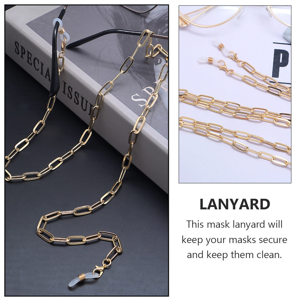 Altın Rengi Metal Kağıt Klipsl - Mask Chain Holder incelemesi ve fiyatı