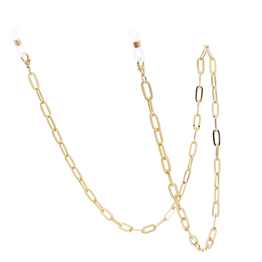 Altın Rengi Metal Kağıt Klipsl - Mask Chain Holder incelemesi ve fiyatı